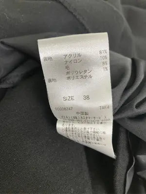 ELLE/エル/シャツワンピース/ワンピース/ドレス/ブラック/38