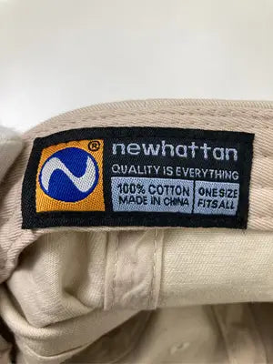 NEWHATTAN/ニューハッタン/キャップ/帽子/ベージュ/ONE SIZE FITS ALL