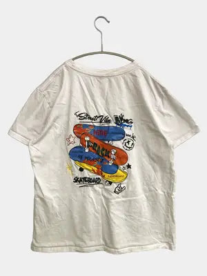 Tシャツ/カットソー/トップス/ホワイト/L