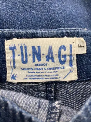 TUNAGI/ツナギ/シャツワンピース/ワンピース/ドレス/ネイビー/F