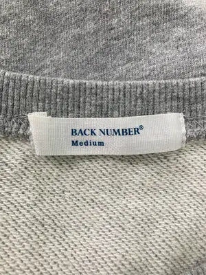 BACK NUMBER/バックナンバー/スウェット/トップス/グレー/Medium