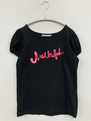 MILK FED./ミルクフェド/Tシャツ/カットソー/トップス/ブラック/XS