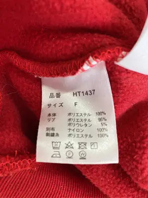 hotter than hell/ジャージ/トラックジャケット/トップス/レッド/F