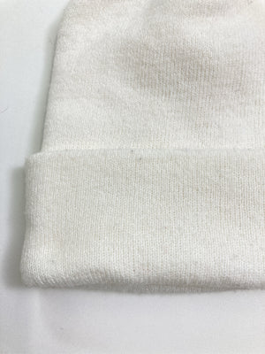 ニットキャップ/ビーニー/帽子/ホワイト