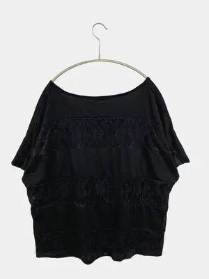 RECRE/Tシャツ/カットソー/トップス/ブラック/L