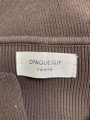 OPAQUE.CLIP/オペークドットクリップ/ニット/セーター/トップス/ブラウン/38/M