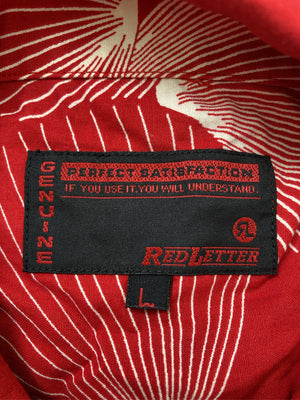 GENUINE/ジェニュイン/シャツ/ブラウス/トップス/レッド/L