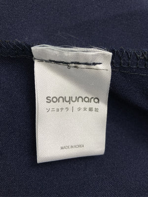 sonyunara/ソニョナラ/シャツ/ブラウス/トップス/ネイビー