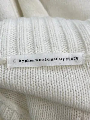 E hyphen world gallery peace/イーハイフンワールドギャラリーピース/ニット/セーター/トップス/アイボリー/F