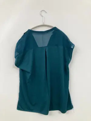 Tシャツ/カットソー/トップス/グリーン/L   バスト86～94　身長154～162
