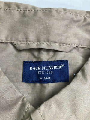 BACK NUMBER/バックナンバー/シャツ/ブラウス/トップス/ブラウン/X-LARGE