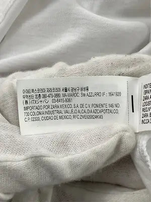 ZARA/ザラ/Tシャツ/カットソー/トップス/ホワイト/S