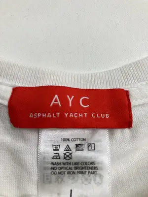 ASPHALT YACHT CLUB/Tシャツ/カットソー/トップス/アイボリー/L