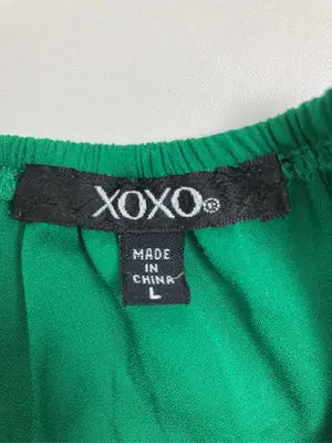 xoxo/キスキス/Tシャツ/カットソー/トップス/グリーン/L