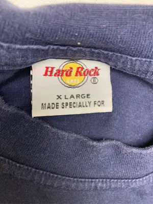 Hard Rock/ハードロック/Tシャツ/カットソー/トップス/ネイビー/X LARGE