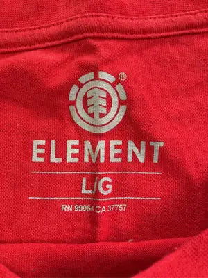 ELEMENT/エレメント/Tシャツ/カットソー/トップス/レッド/L