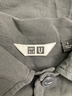 UNIQLO U/ユニクロユー/シャツ/ブラウス/トップス/ブラック/S