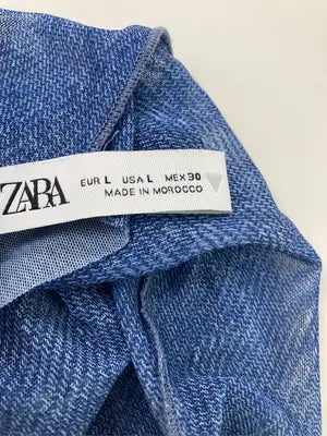 ZARA/ザラ/Tシャツ/カットソー/トップス/ネイビー/EUR L/USA L/MEX 30