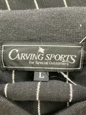 CARVING SPORTS/ポロシャツ/トップス/ブラック/L