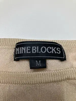 NINE BLOCKS/Tシャツ/カットソー/トップス/ベージュ/M
