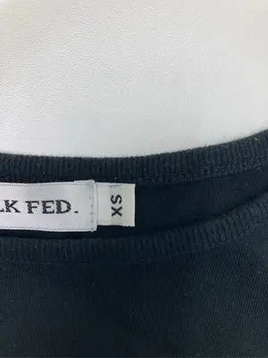 MILK FED./ミルクフェド/Tシャツ/カットソー/トップス/ブラック/XS