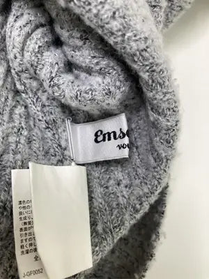 ems excite/エムズエキサイト/ニット/セーター/トップス/グレー/M