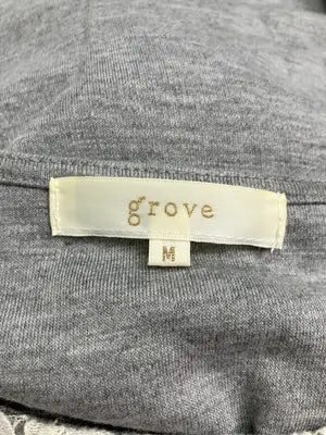 grove/グローブ/チュニック/ワンピース/ドレス/グレー/M
