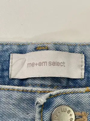 me+em select/ミームセレクト/デニムパンツ/パンツ/ブルー/S