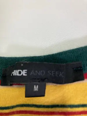 HIDE AND SEEK/Tシャツ/カットソー/トップス/イエロー/M