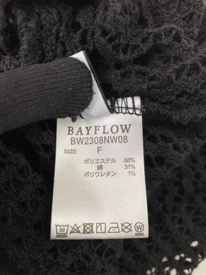 BAYFLOW/ベイフロー/アンサンブル/トップス/ブラック/F