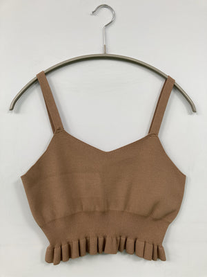 NICE CLAUP/ナイスクラップ/キャミソール/トップス/ベージュ/F