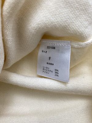 Thevon./ザボン/ニット/セーター/トップス/アイボリー/F