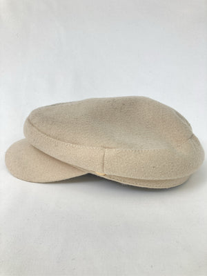 キャスケット/帽子/ホワイト