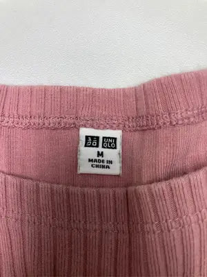 UNIQLO/ユニクロ/Tシャツ/カットソー/トップス/ピンク/M