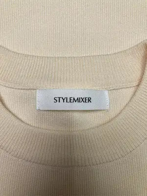 STYLEMIXER/スタイルミキサー/ニット/セーター/トップス/アイボリー/FREE