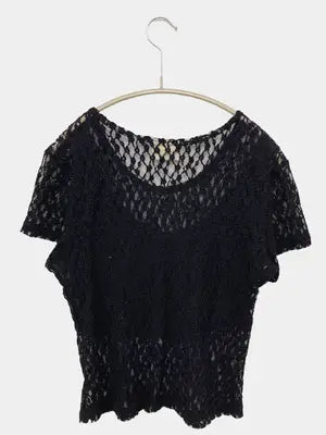 Moine/Tシャツ/カットソー/トップス/ブラック
