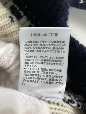 ニット/セーター/トップス/ネイビー/M