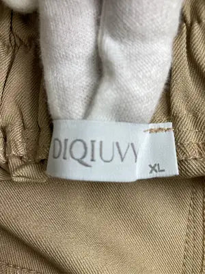 DIQIUVY/スラックス/パンツ/ベージュ/XL