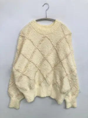 AZUL by MOUSSY/アズールバイマウジー/ニット/セーター/トップス/アイボリー/F