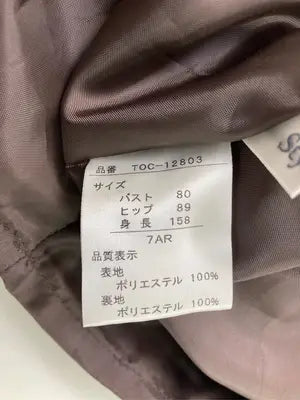 StyleNote/スタイルノート/ワンピース/ワンピース/ドレス/ブラウン/7AR   バスト80  ヒップ89  身長158
