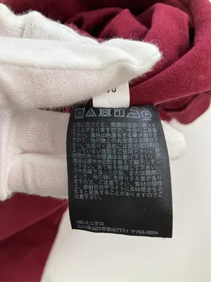 UNIQLO/ユニクロ/Tシャツ/カットソー/トップス/レッド/M