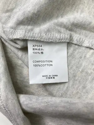 Tシャツ/カットソー/トップス/グレー/XXL