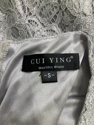 CUI YING/ワンピース/ワンピース/ドレス/グレー/S