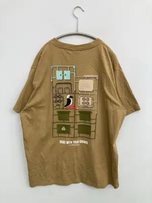 CHUMS/チャムス/Tシャツ/カットソー/トップス/ベージュ/XL
