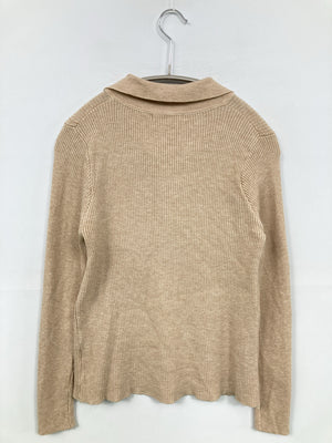 MINIMINI STORE/ニット/セーター/トップス/ベージュ/ワンサイズ