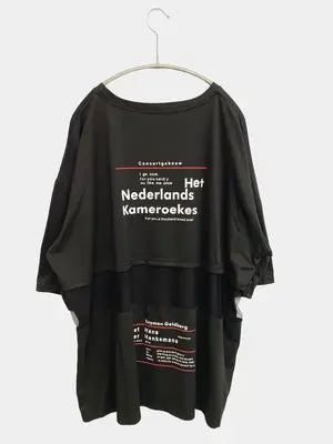 Tシャツ/カットソー/トップス/ブラック/6