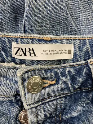 ZARA/ザラ/デニムスカート/スカート/ブルー/L