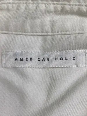 AMERICAN HOLIC/アメリカンホリック/シャツ/ブラウス/トップス/ホワイト/L