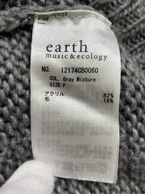 earth music&ecology/アースミュージックアンドエコロジー/ニット/セーター/トップス/グレー/F