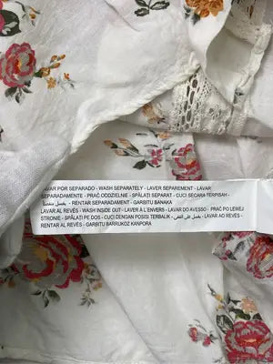 ZARA/ザラ/シャツ/ブラウス/トップス/ホワイト/USA L